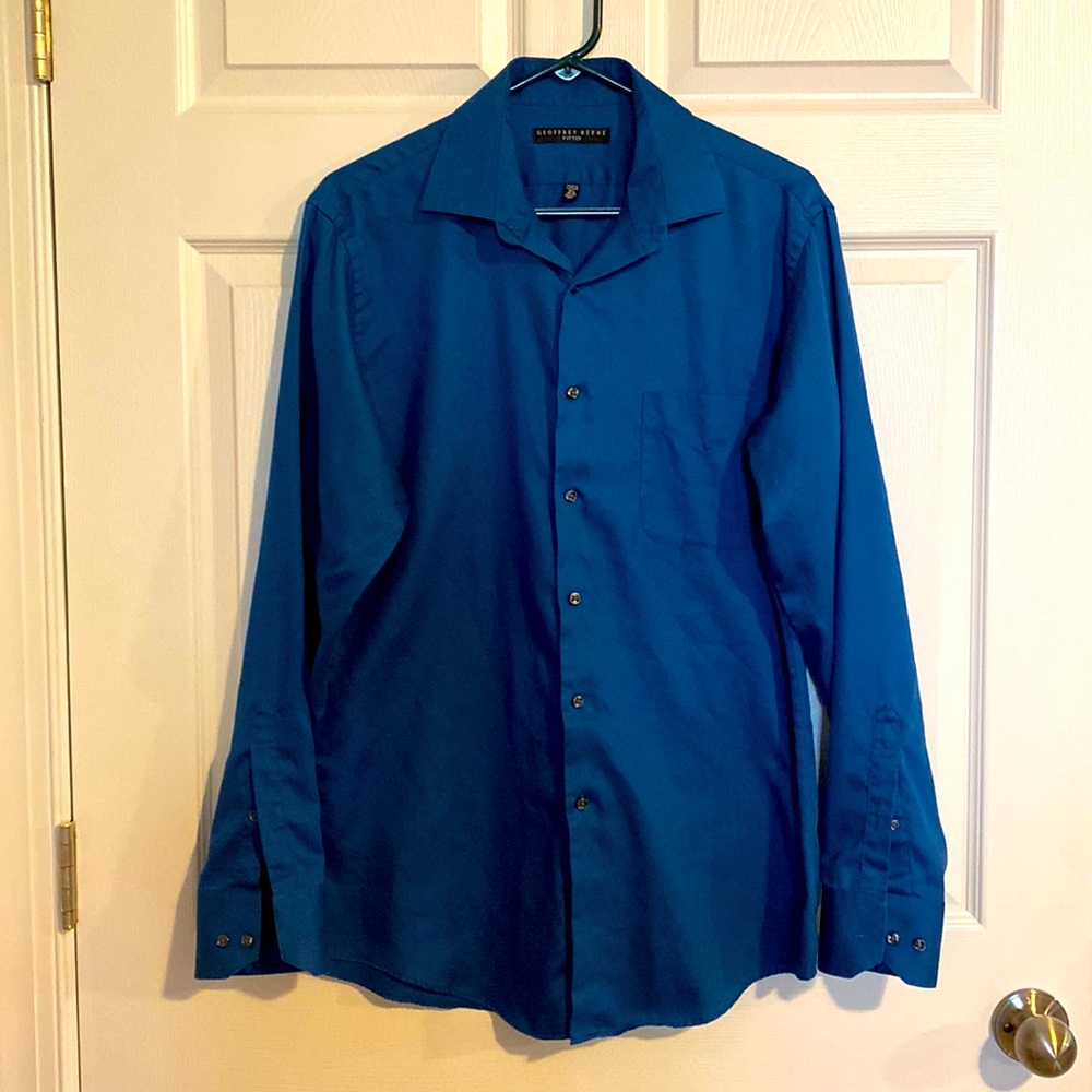 Geoffrey Beene fitted men’s dress shirt